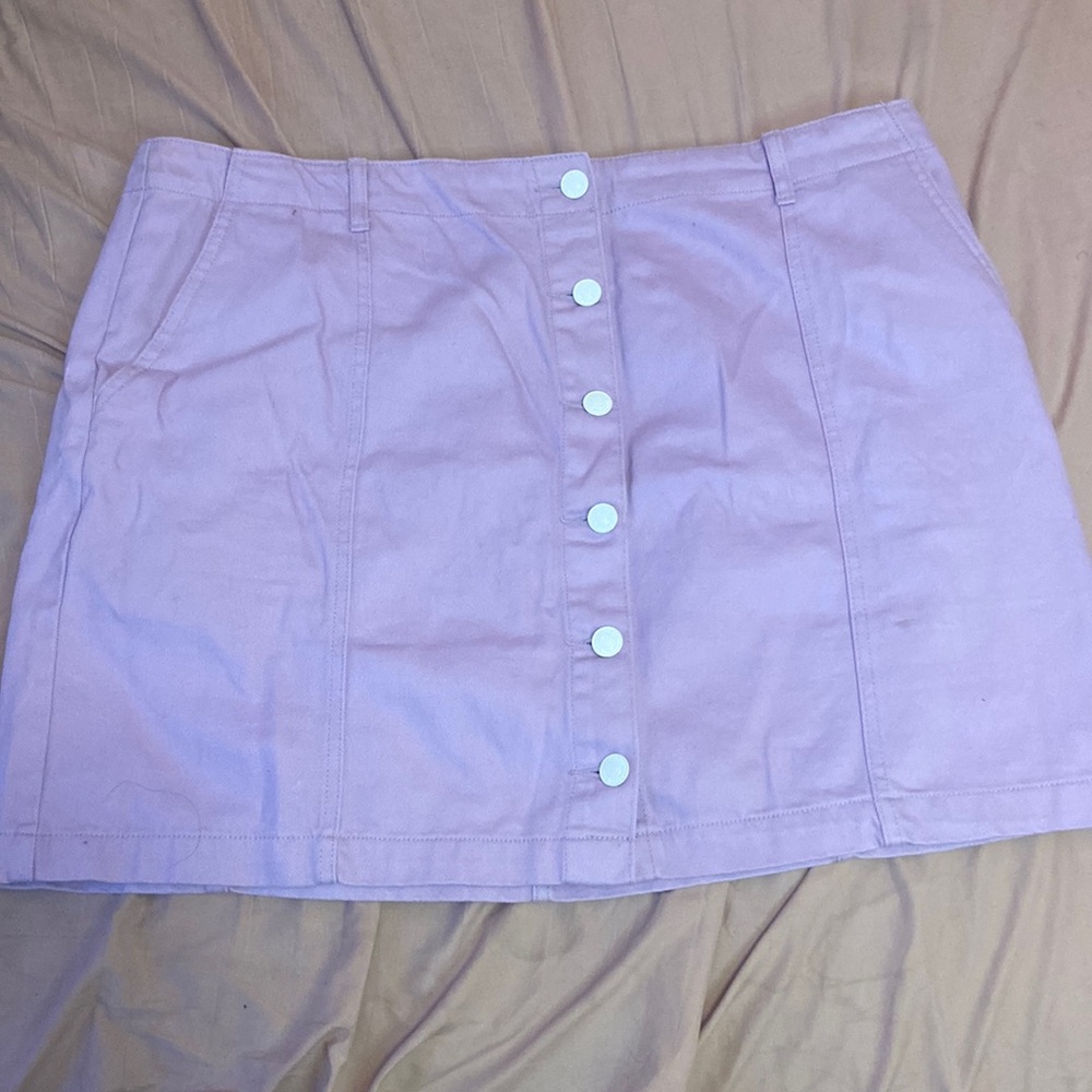 Kawaii Forever 21 Purple denim pencil skirt 3x